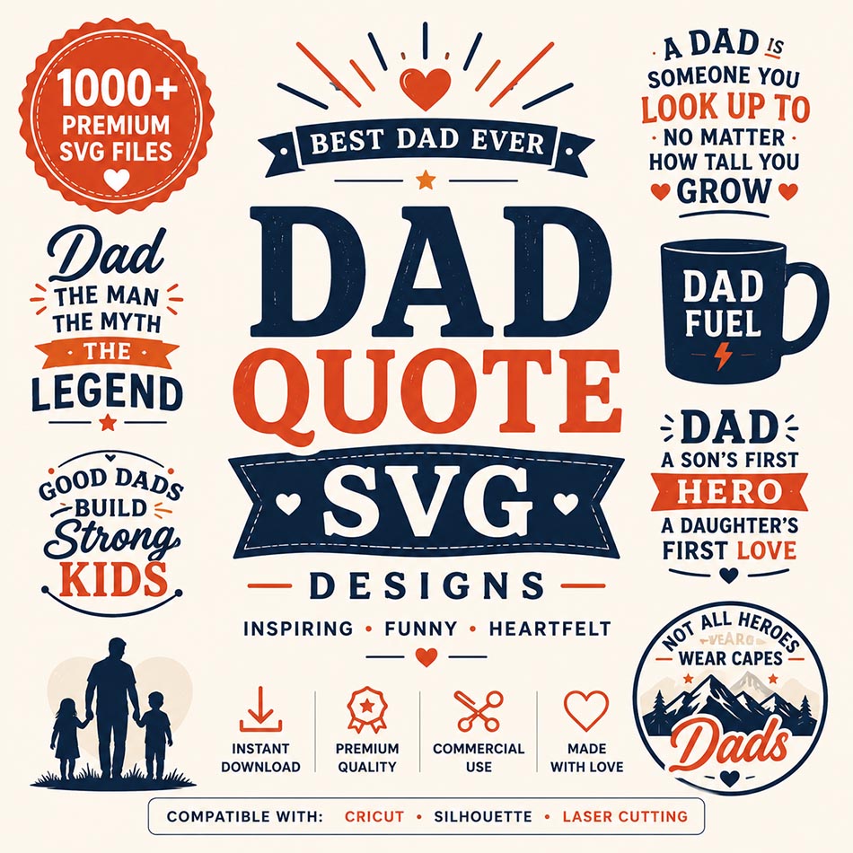 Dad Quote SVG