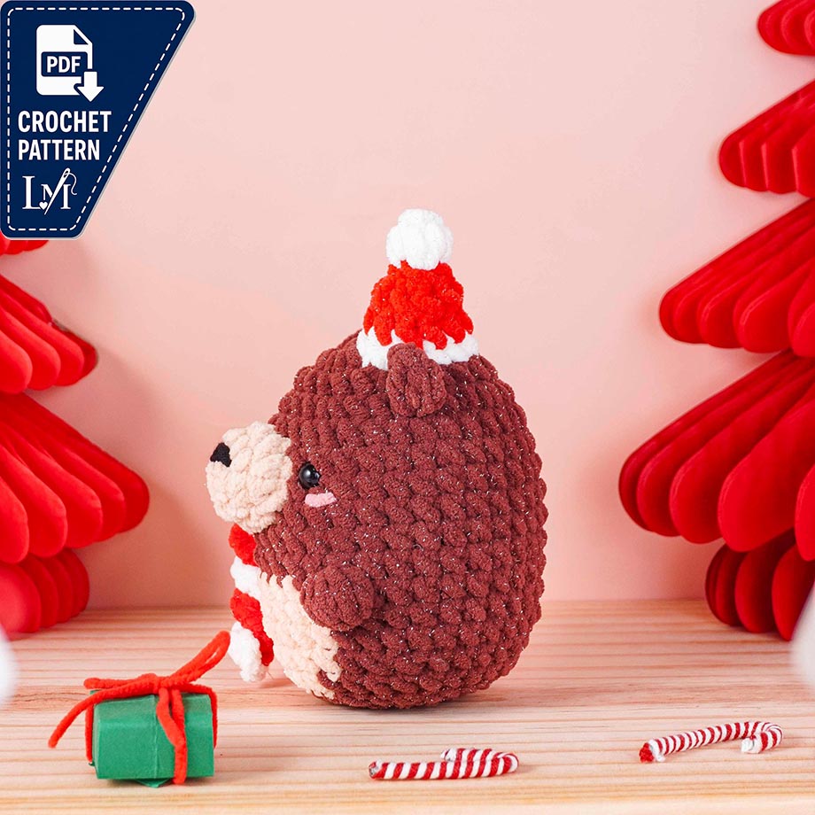 Christmas Bear Crochet Pattern PDF – Festive Amigurumi Holiday Bear 4