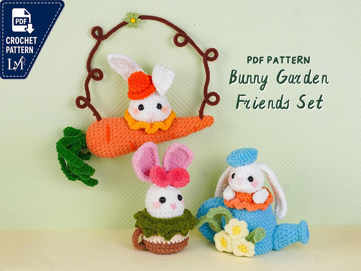 Bunny with Carrot Crochet Patterns for Adorable Amigurumi Projects