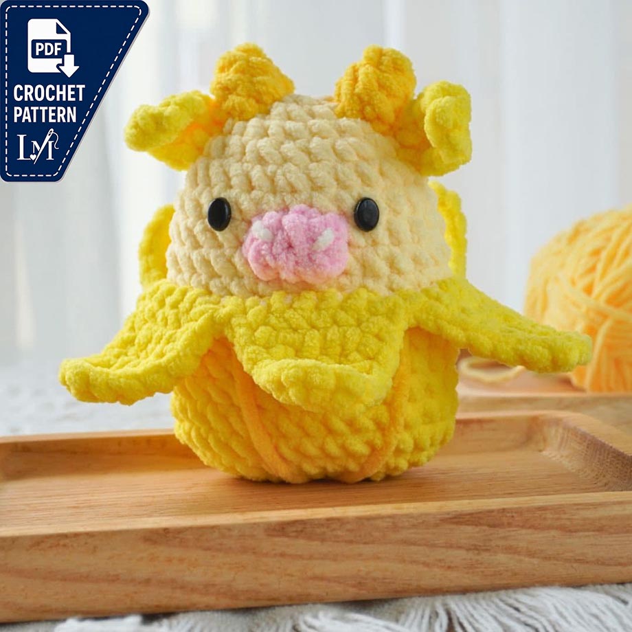 Marshmallow Cow Crochet Pattern for Plush Amigurumi Creations 2