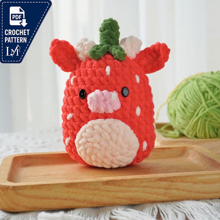 Marshmallow Cow Crochet Pattern for Plush Amigurumi Creations 6