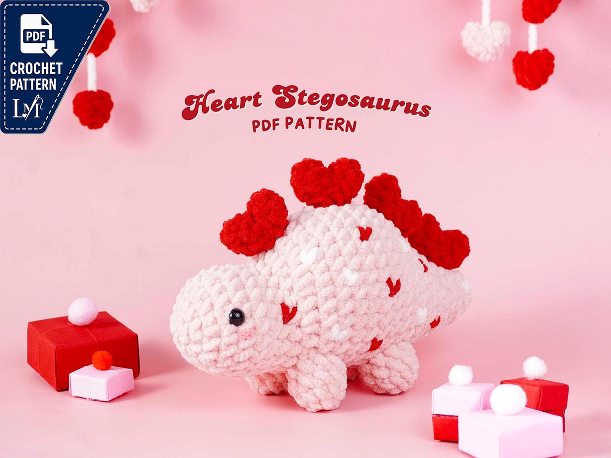Stegosaurus Dino Crochet Pattern Inspiration for Amigurumi Fans