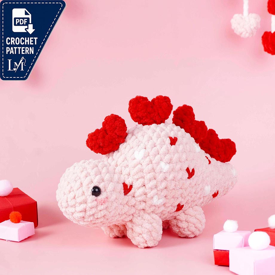 Stegosaurus Dino Crochet Pattern Inspiration for Amigurumi Fans 2