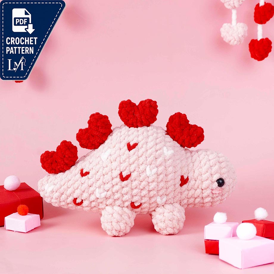 Stegosaurus Dino Crochet Pattern Inspiration for Amigurumi Fans 3