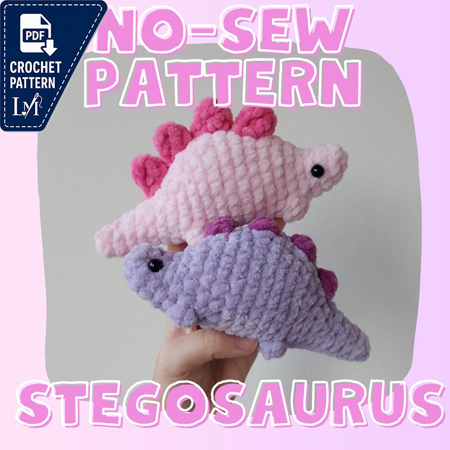 PATTERN: No-sew Stegosaurus