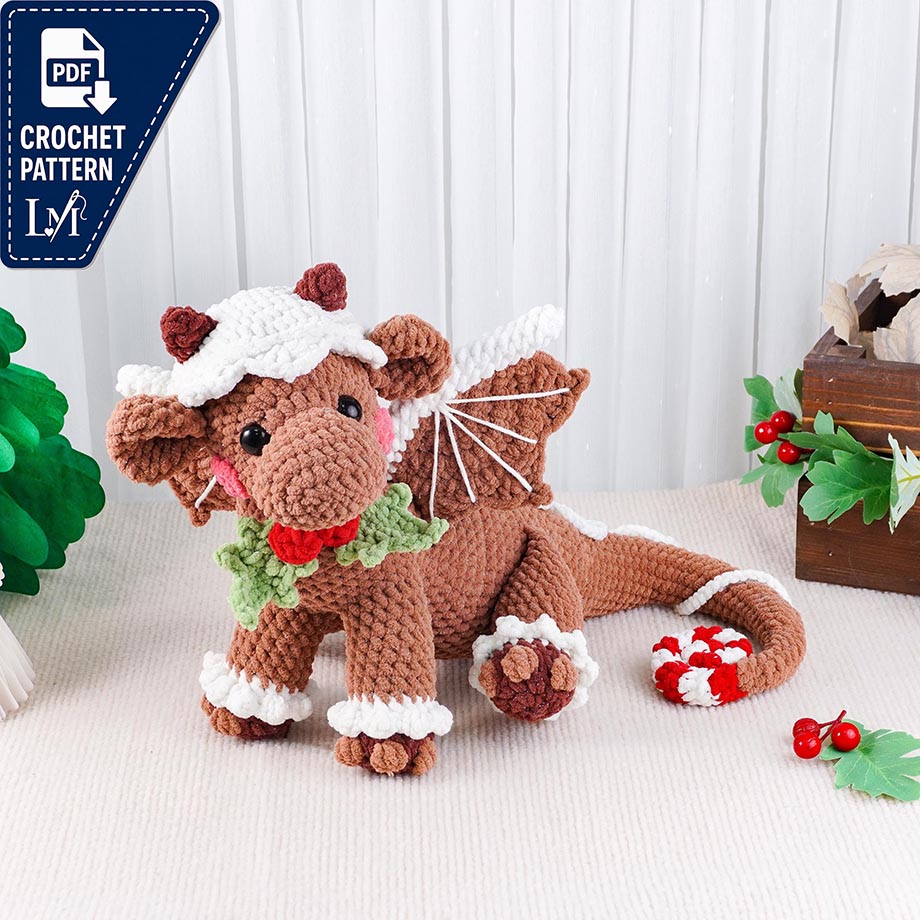 Christmas Dragon Crochet Pattern Ideas for Festive Amigurumi 16