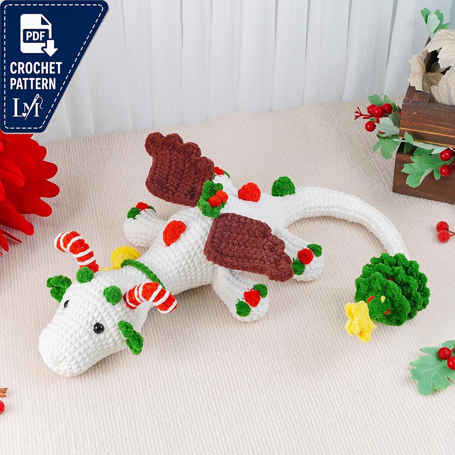 Christmas Dragon Crochet Pattern Ideas for Festive Amigurumi 5