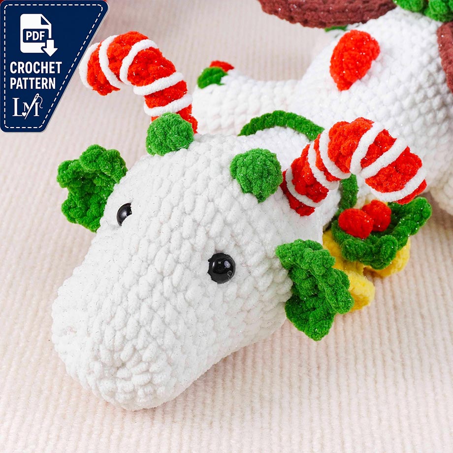 Christmas Dragon Crochet Pattern Ideas for Festive Amigurumi 6