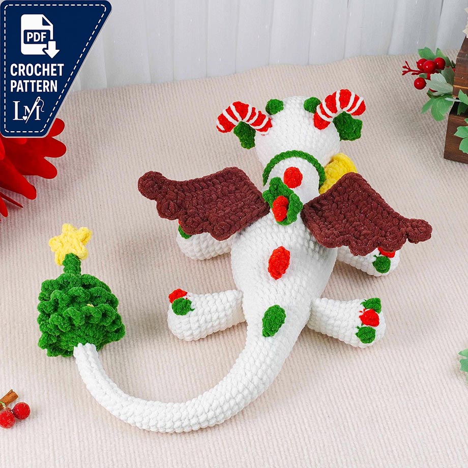 Christmas Dragon Crochet Pattern Ideas for Festive Amigurumi 7