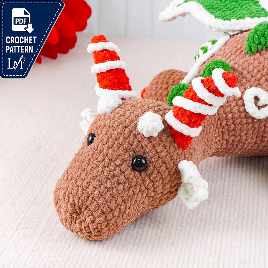 Christmas Dragon Crochet Pattern Ideas for Festive Amigurumi 9
