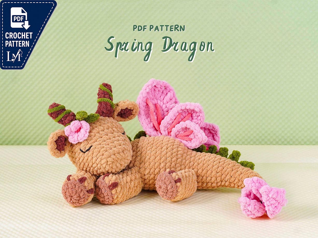 Sleeping Dragon Crochet Pattern Ideas for Fantasy Amigurumi