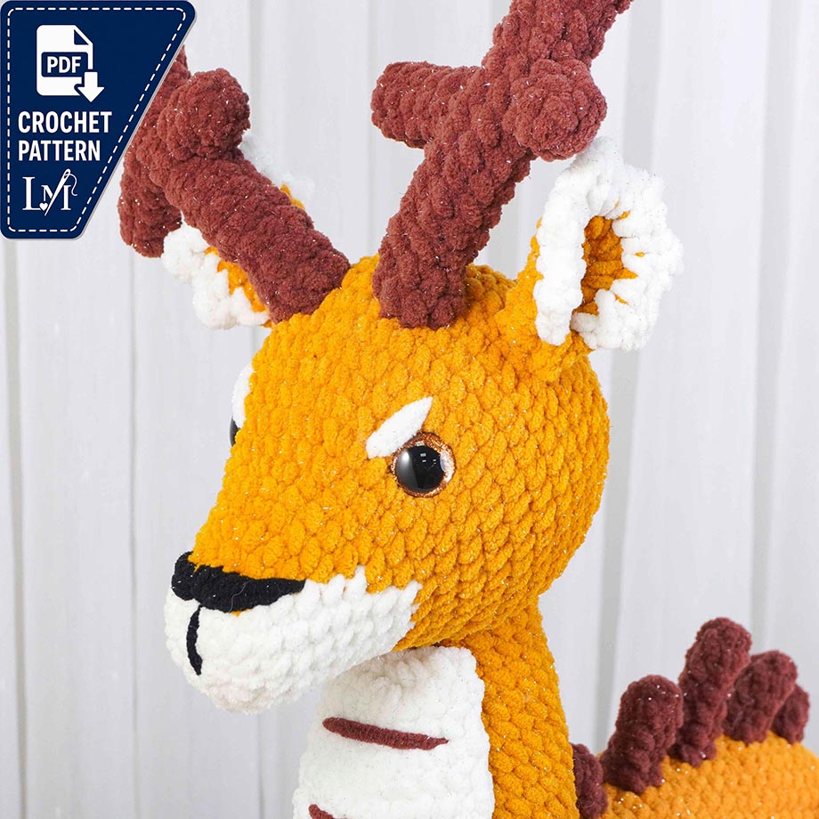 Deer Dragon Crochet Pattern Designs for Fantasy Amigurumi 5