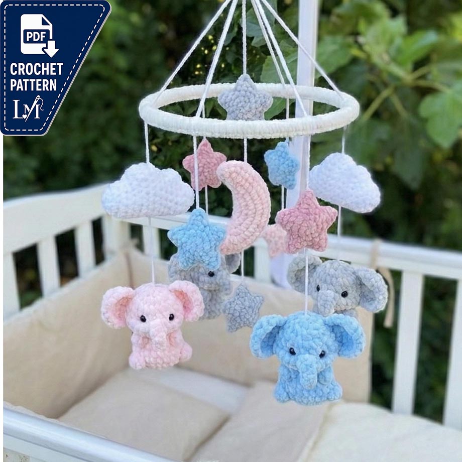 Baby Elephant Crochet Pattern Ideas for Amigurumi Makers 4
