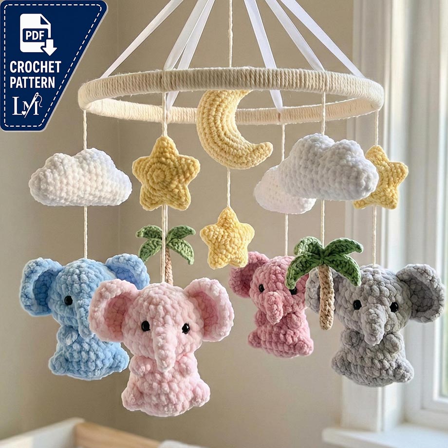 Baby Elephant Crochet Pattern Ideas for Amigurumi Makers 5