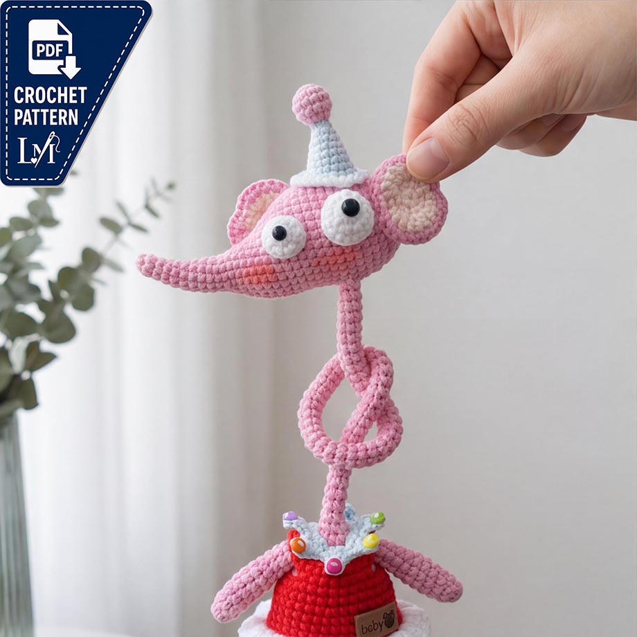 Long Necked Elephant Crochet Pattern for Unique Amigurumi 4