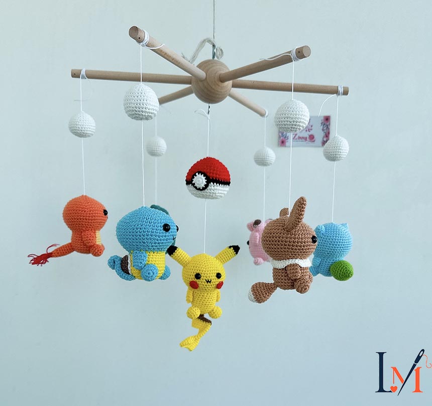 Crochet Crib Mobile Handmade Designs for Baby Nursery Decor 1