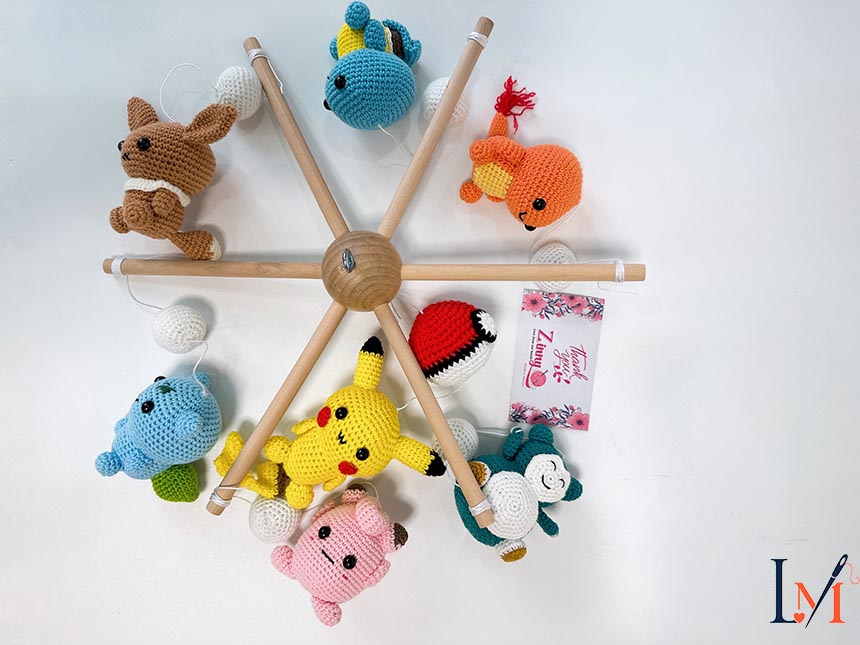 Crochet Crib Mobile Handmade Designs for Baby Nursery Decor 2