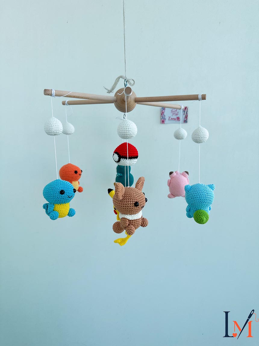 Crochet Crib Mobile Handmade Designs for Baby Nursery Decor 3
