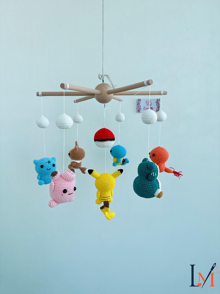 Crochet Crib Mobile Handmade Designs for Baby Nursery Decor 5