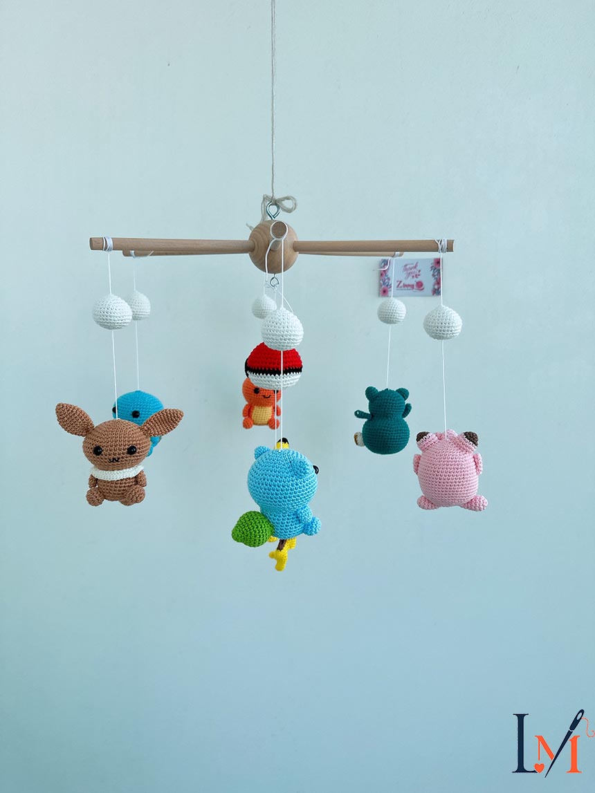 Crochet Crib Mobile Handmade Designs for Baby Nursery Decor 8