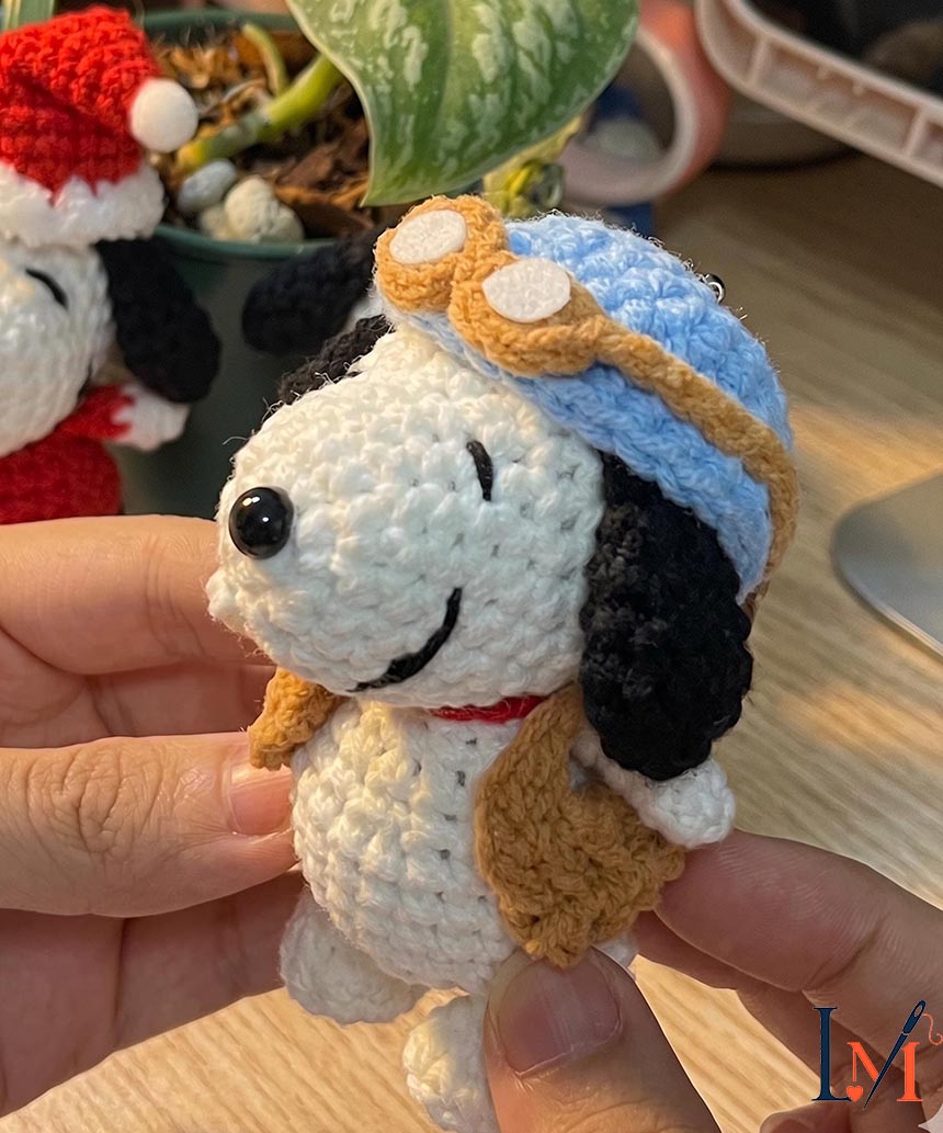 Crochet Snoopy Keychain Handmade Gifts for Fans & Collectors 2