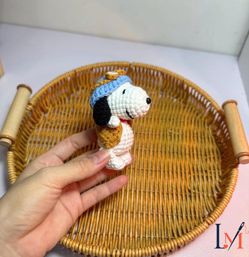 Crochet Snoopy Keychain Handmade Gifts for Fans & Collectors 4