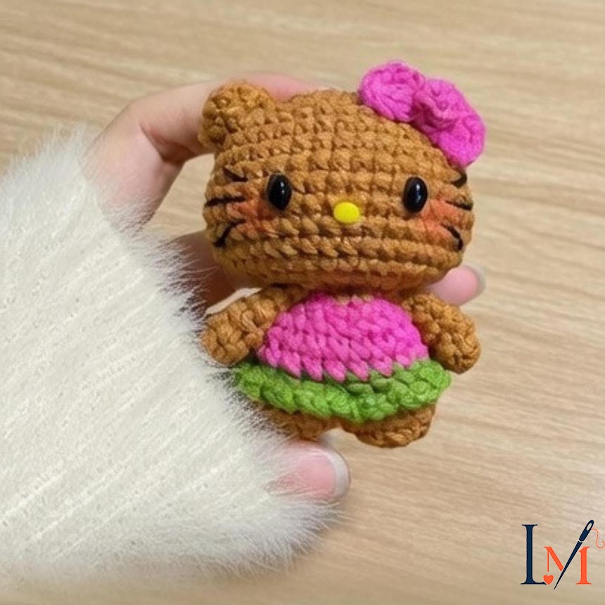 Crochet Hello Kitty Keychain Handmade Gifts for Every Occasion 10