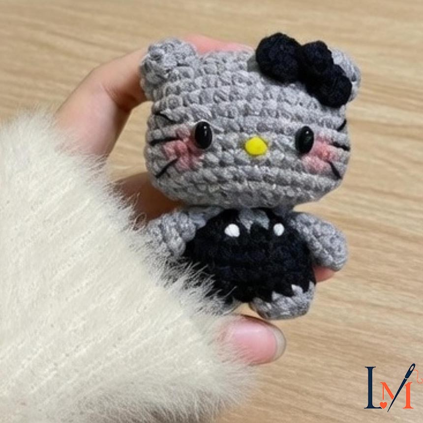 Crochet Hello Kitty Keychain Handmade Gifts for Every Occasion 11