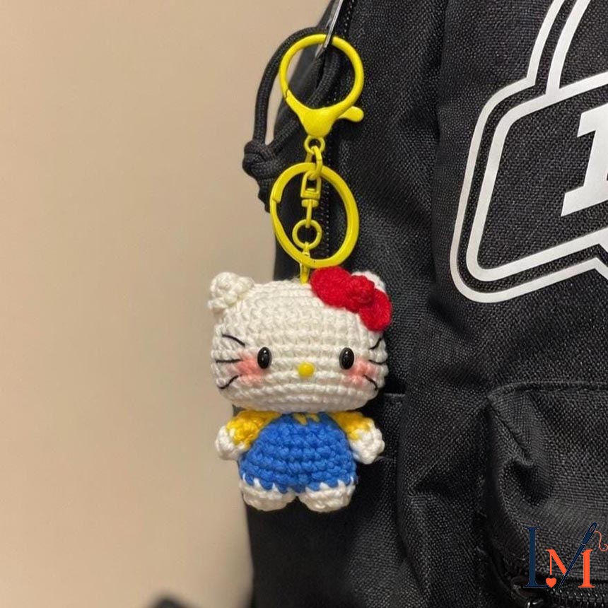 Crochet Hello Kitty Keychain Handmade Gifts for Every Occasion 3