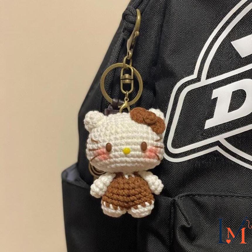 Crochet Hello Kitty Keychain Handmade Gifts for Every Occasion 4