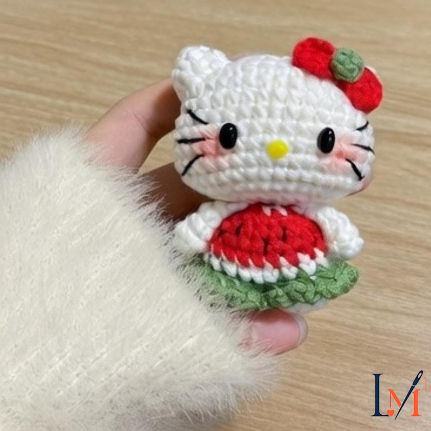 Crochet Hello Kitty Keychain Handmade Gifts for Every Occasion 9