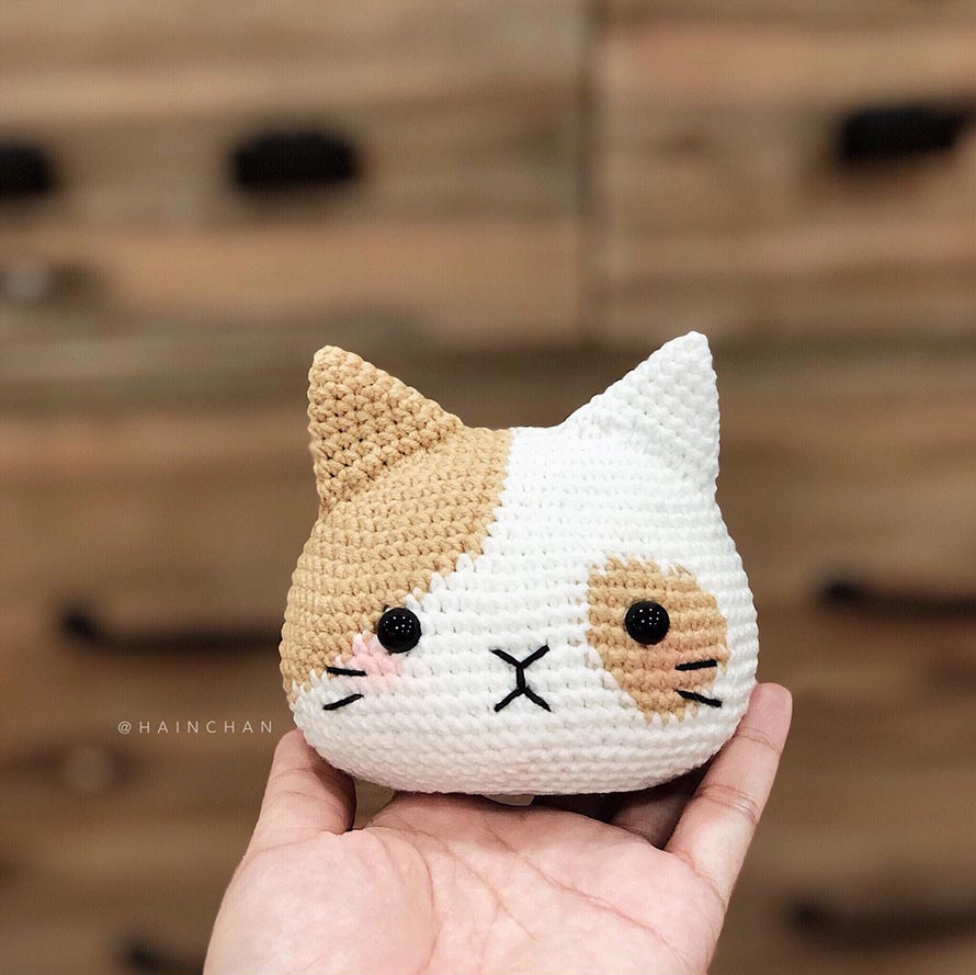 Cat Head Crochet Pattern Ideas for Amigurumi Projects 6