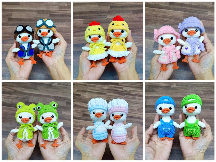 Daisy Duck Crochet Pattern Designs to Download
