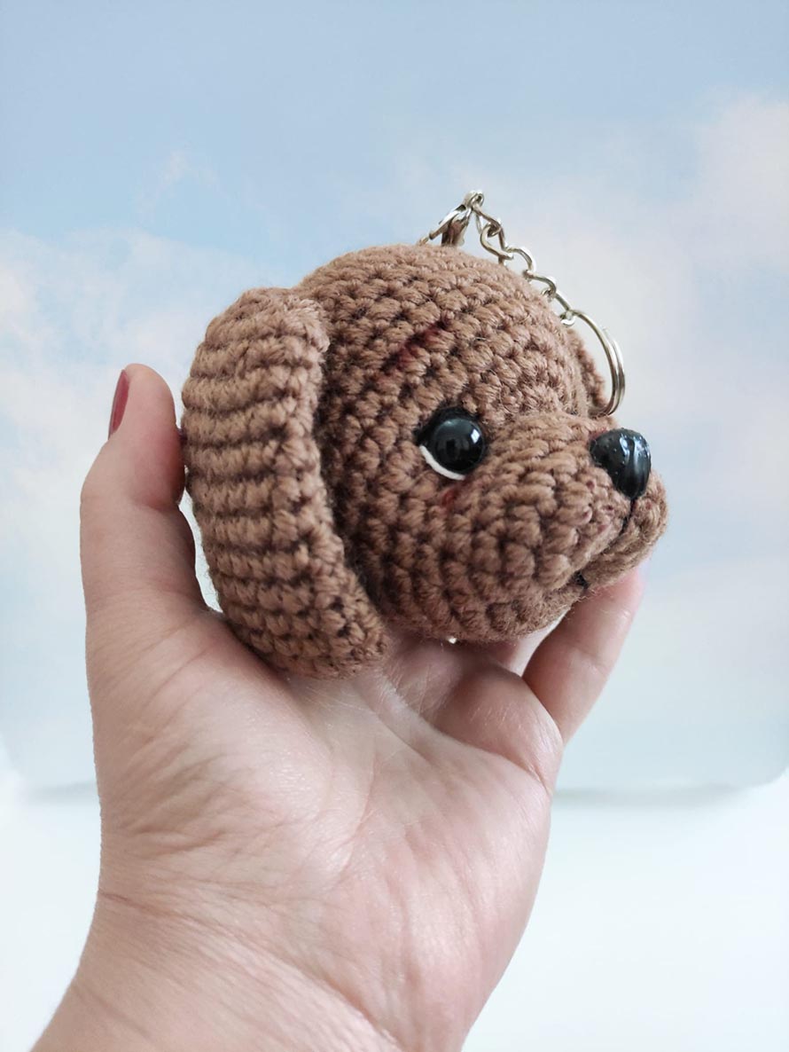 Crochet Dog Keychain Pattern Ideas for Mini Projects 5