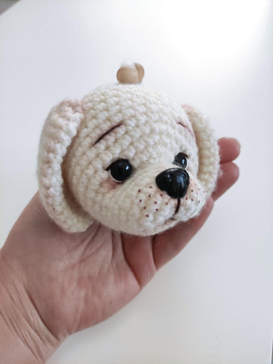 Crochet Dog Keychain Pattern Ideas for Mini Projects 7
