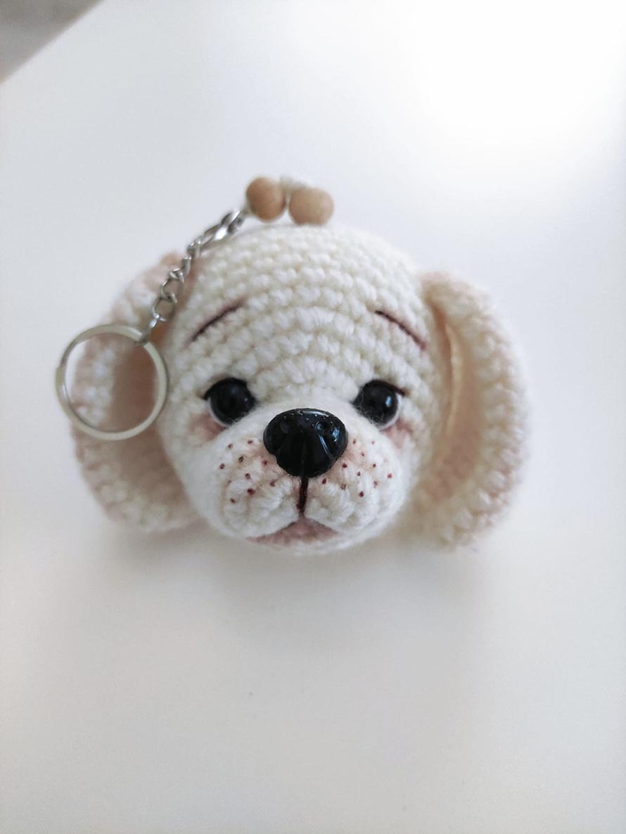 Crochet Dog Keychain Pattern Ideas for Mini Projects 8