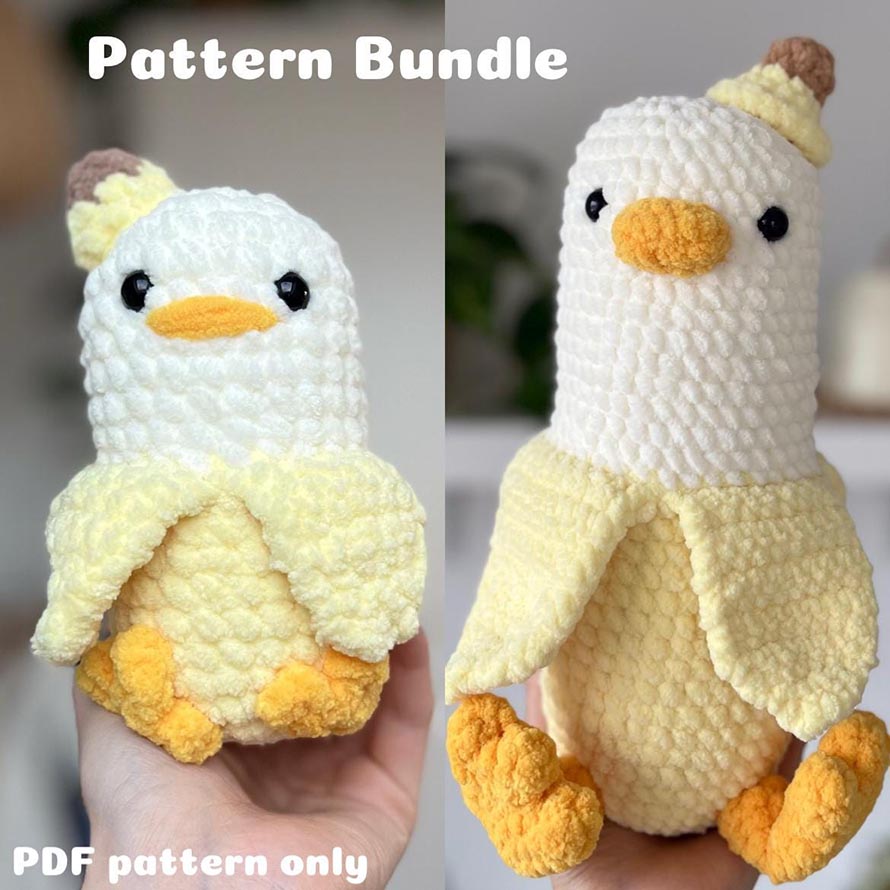Banana Duck Crochet Pattern Designs to Download