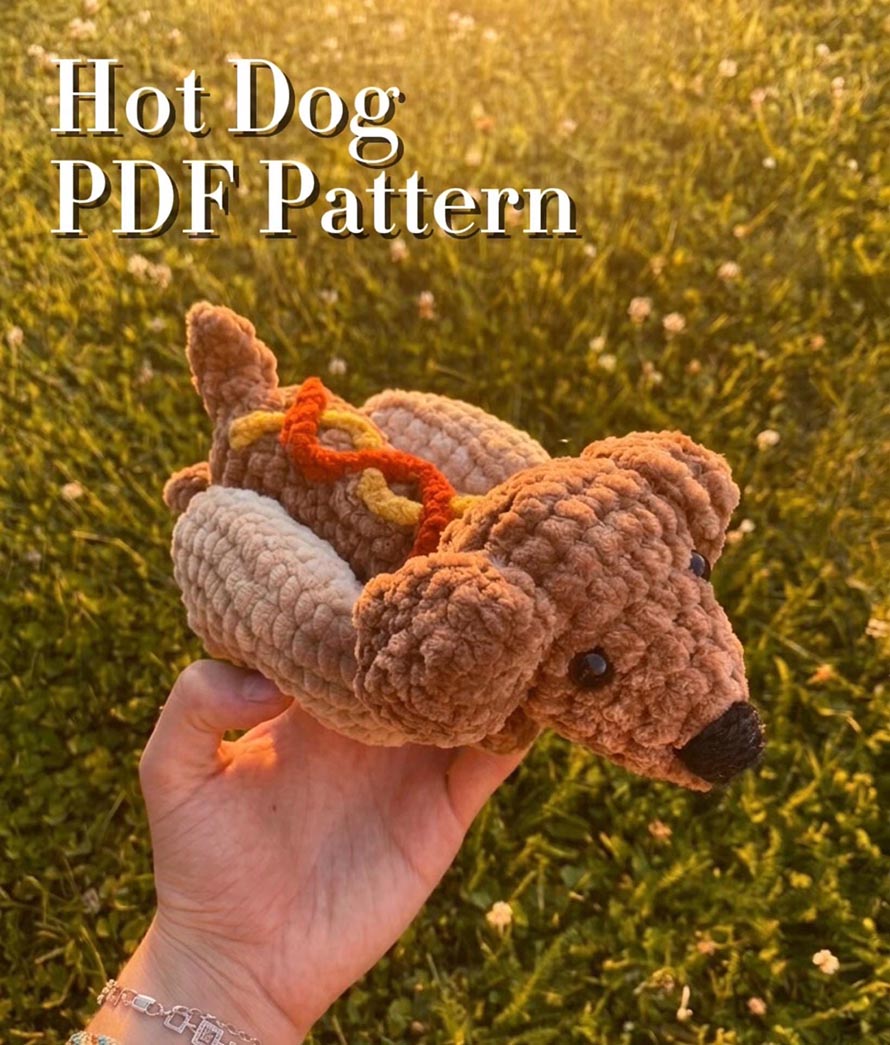 Hot Dog Crochet Pattern Designs for Food-Lovers