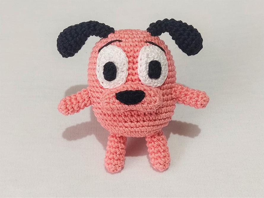 Courage the Cowardly Dog Crochet Pattern Designs