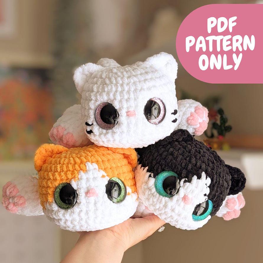 Orange Cat Crochet Pattern Ideas for Amigurumi 1