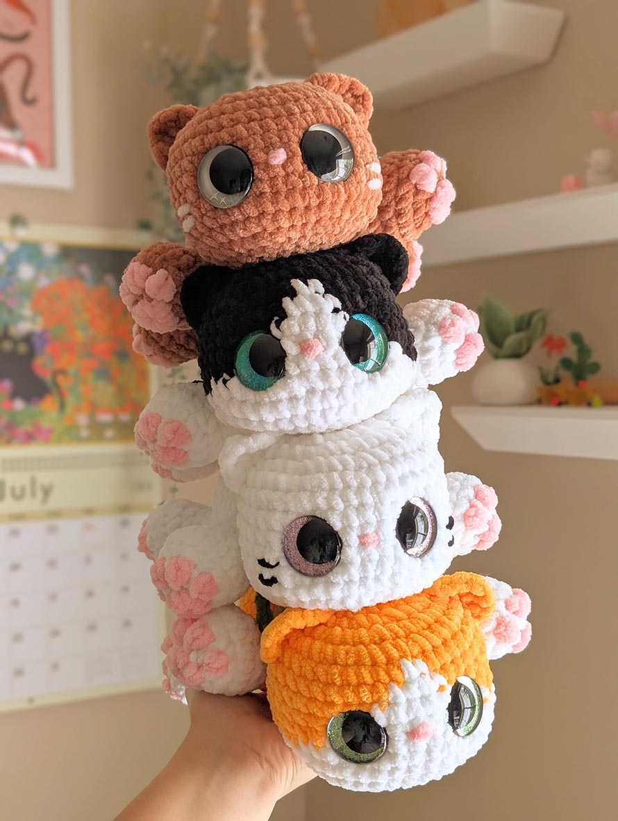 Orange Cat Crochet Pattern Ideas for Amigurumi 8