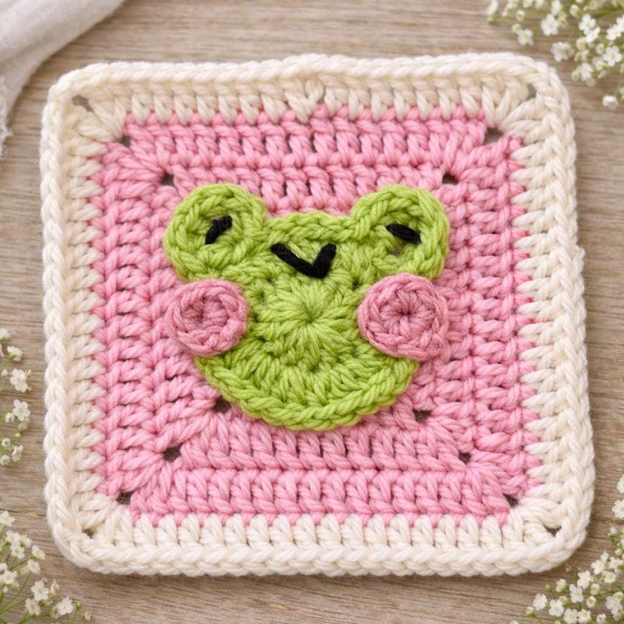 Crochet Frog Applique Pattern – Fun Designs to Crochet