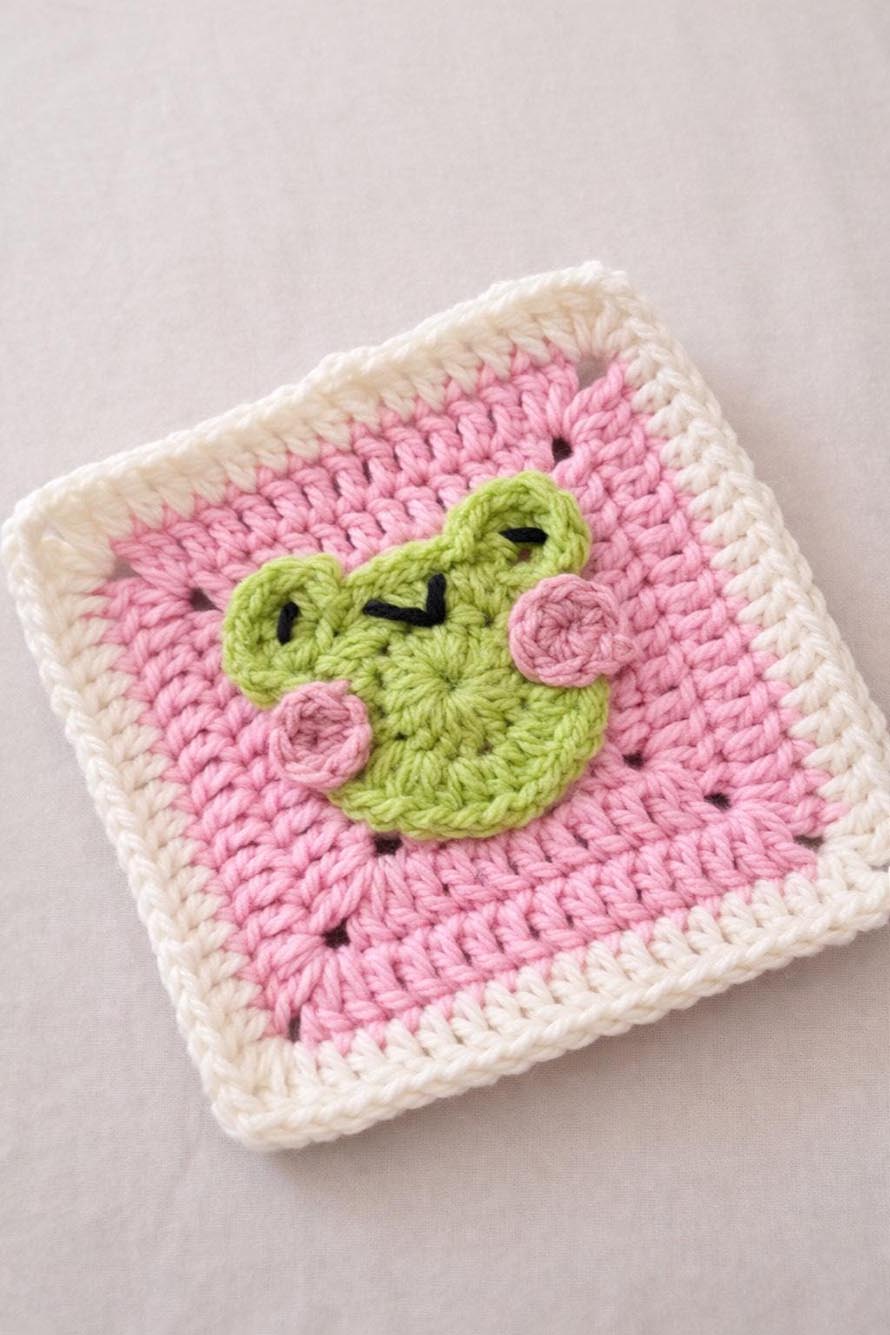 Crochet Frog Applique Pattern – Fun Designs to Crochet 2