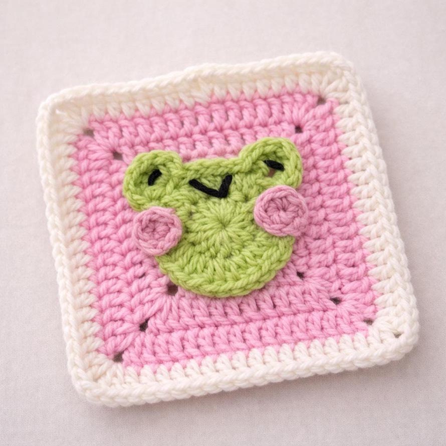 Crochet Frog Applique Pattern – Fun Designs to Crochet 3