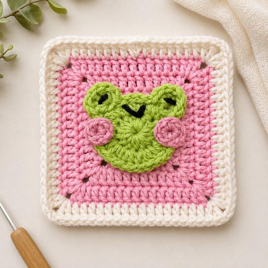 Crochet Frog Applique Pattern – Fun Designs to Crochet 4