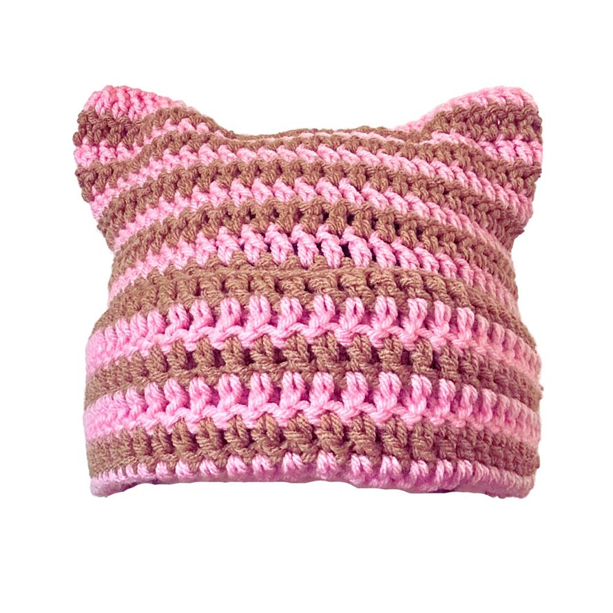 Cat Ear Beanie Crochet Pattern Ideas to Make & Wear 2