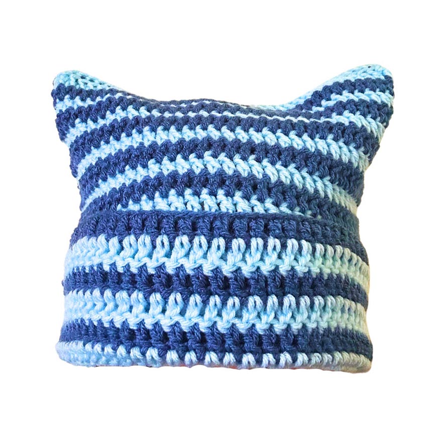 Cat Ear Beanie Crochet Pattern Ideas to Make & Wear 4
