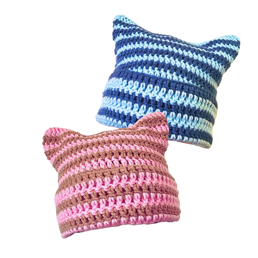 Cat Ear Beanie Crochet Pattern Ideas to Make & Wear