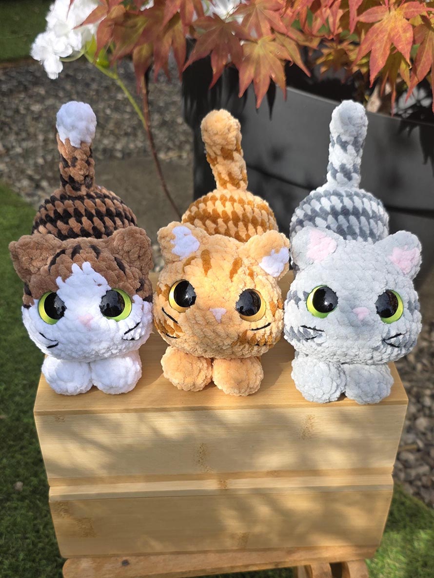 Crochet Pattern - Lazy Cats 5 in 1