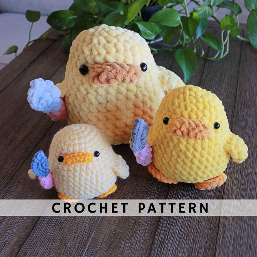 Duck with Knife Crochet Pattern Ideas to Download 1